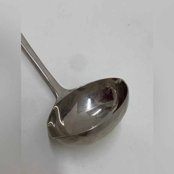 Vintage Raimond Large Raised Rattail Hook Stand Silver Plated Punch Soup Ladle - Picture 4 of 16